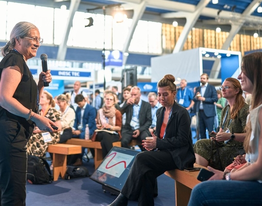 Attendees at HIMSS23 Europe in Lisbon