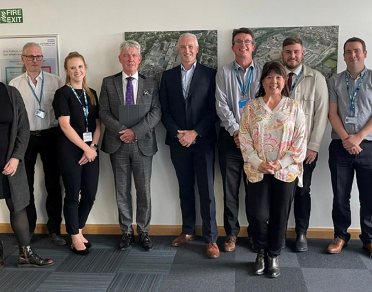 Calderdale and Huddersfield team on validation day