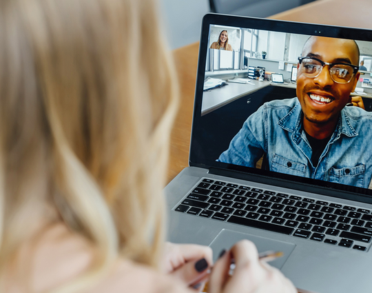 Information sharing through a virtual meeting